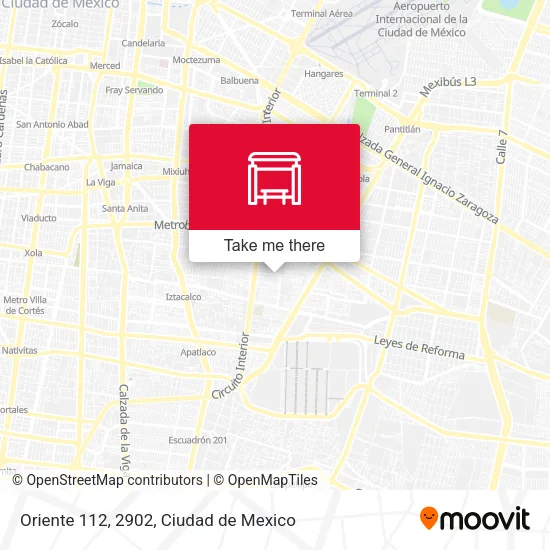 Oriente 112, 2902 map