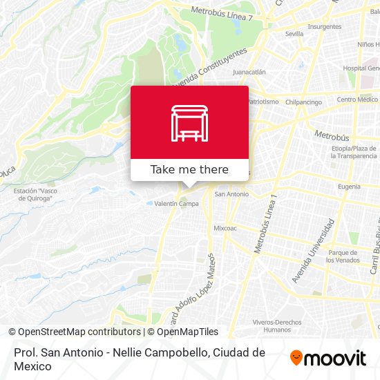 Mapa de Prol. San Antonio - Nellie Campobello