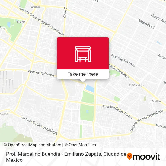 Prol. Marcelino Buendía - Emiliano Zapata map