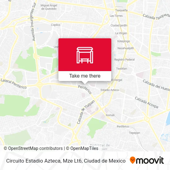 Mapa de Circuito Estadio Azteca, Mze Lt6