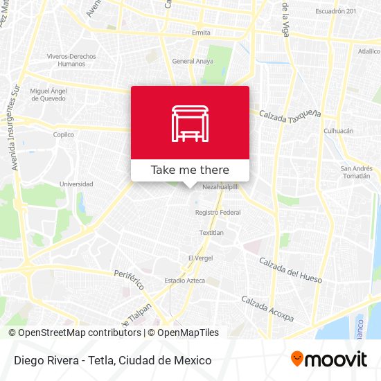 Diego Rivera - Tetla map