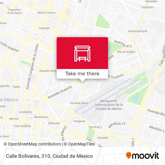 Calle Bolivares, 310 map