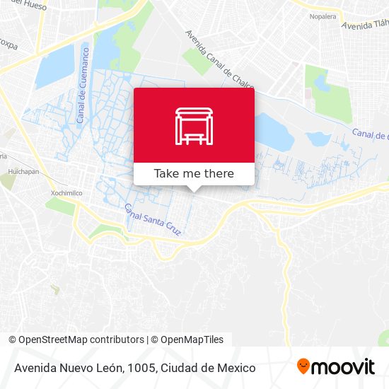 Mapa de Avenida Nuevo León, 1005