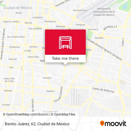 Mapa de Benito Juárez, 62