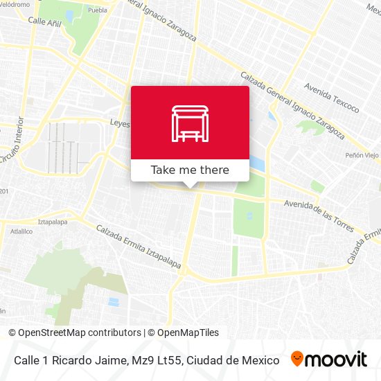 Calle 1 Ricardo Jaime, Mz9 Lt55 map