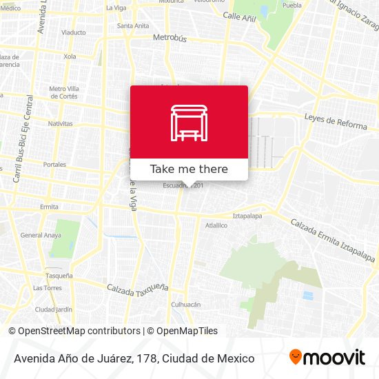 Avenida Año de Juárez, 178 map