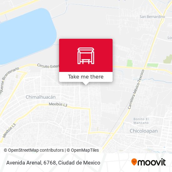 Avenida Arenal, 6768 map