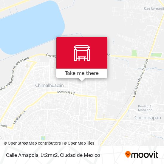 Mapa de Calle Amapola, Lt2mz2