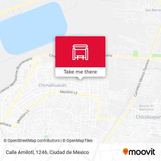 Calle Amilotl, 1246 map