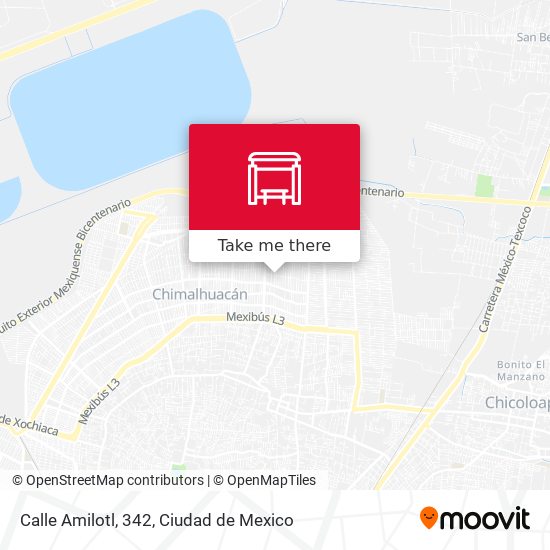 Mapa de Calle Amilotl, 342