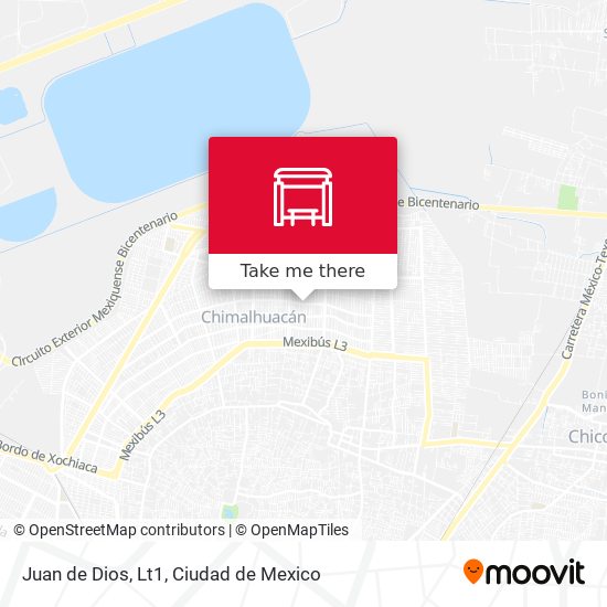 Juan de Dios, Lt1 map
