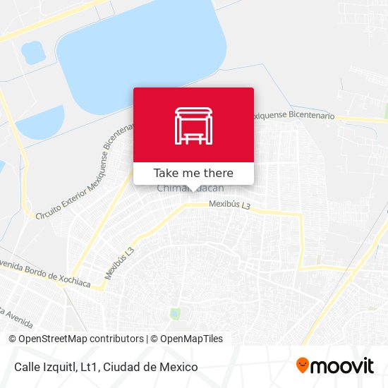 Calle Izquitl, Lt1 map
