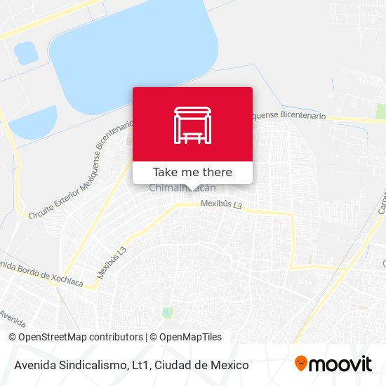 Avenida Sindicalismo, Lt1 map