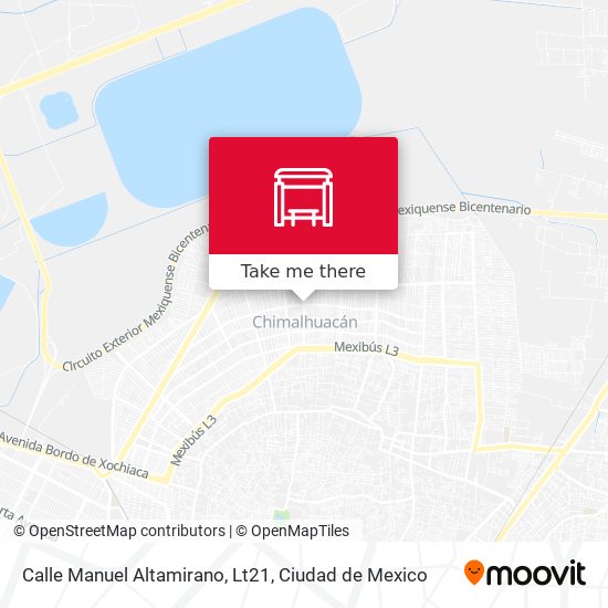 Calle Manuel Altamirano, Lt21 map