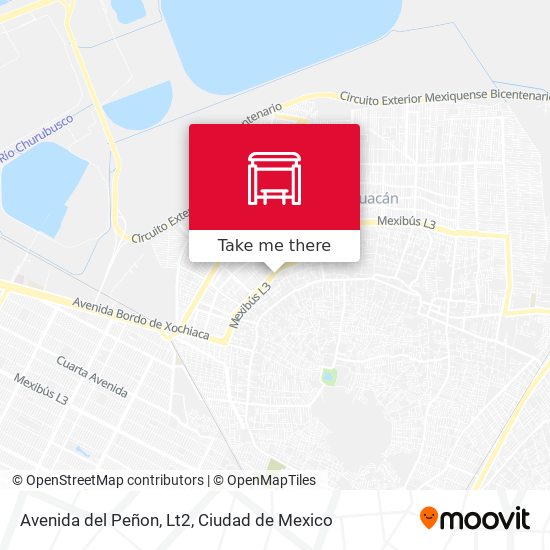 Avenida del Peñon, Lt2 map