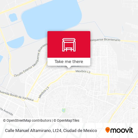 Calle Manuel Altamirano, Lt24 map