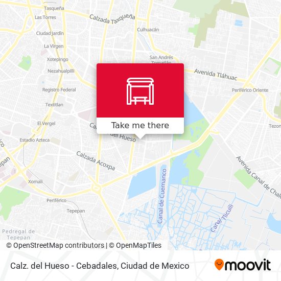 Calz. del Hueso - Cebadales map
