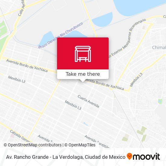 Av. Rancho Grande - La Verdolaga map