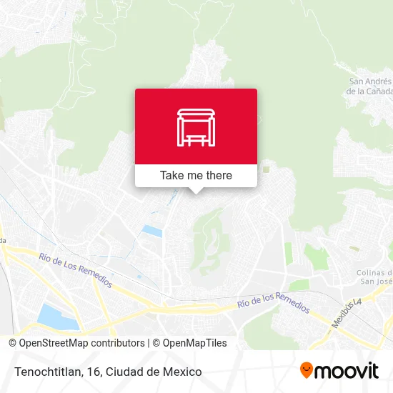 Tenochtitlan, 16 map