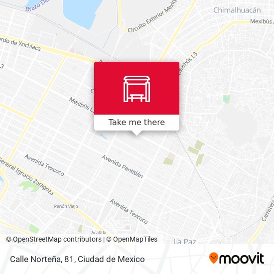 Calle Norteña, 81 map