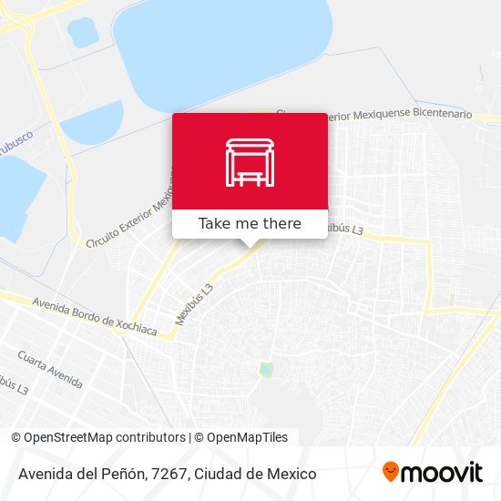 Mapa de Avenida del Peñón, 7267