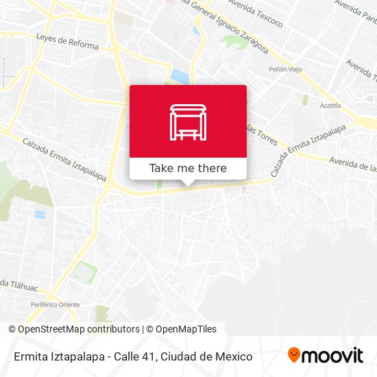 Mapa de Ermita Iztapalapa - Calle 41