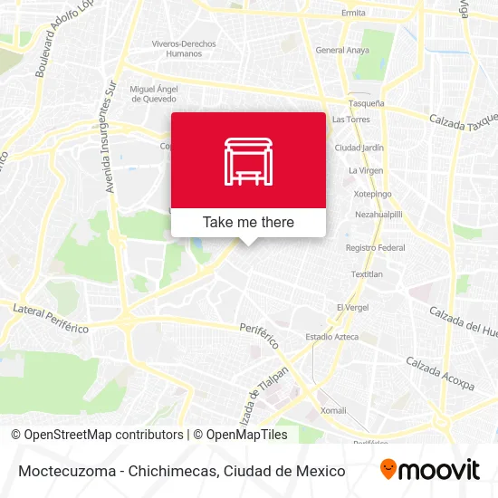 Moctecuzoma - Chichimecas map