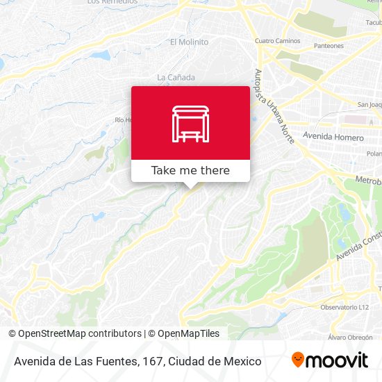 Avenida de Las Fuentes, 167 map