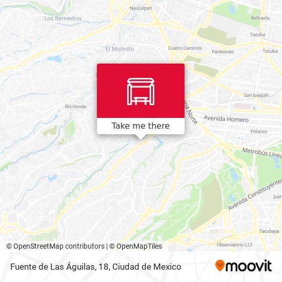 Mapa de Fuente de Las Águilas, 18