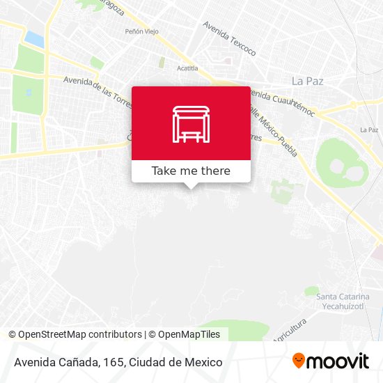 Mapa de Avenida Cañada, 165