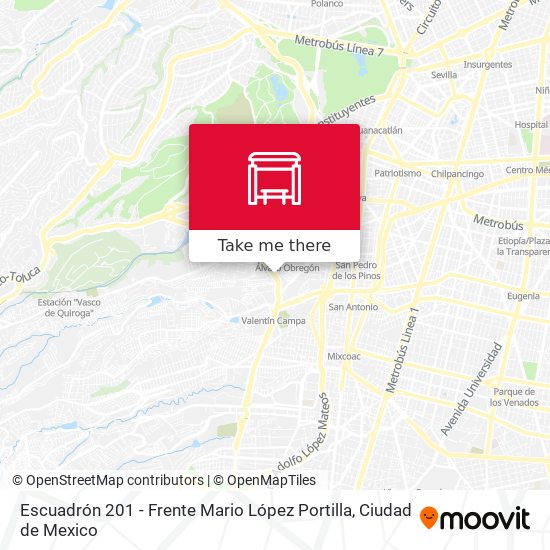 Escuadrón 201 - Frente Mario López Portilla map