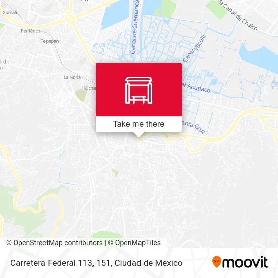 Carretera Federal 113, 151 map