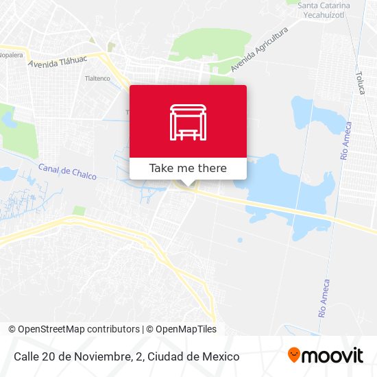 Mapa de Calle 20 de Noviembre, 2