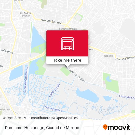 Damiana - Husipungo map