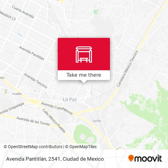 Avenida Pantitlán, 2541 map