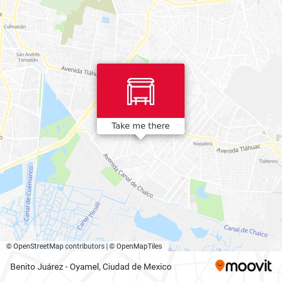 Mapa de Benito Juárez - Oyamel