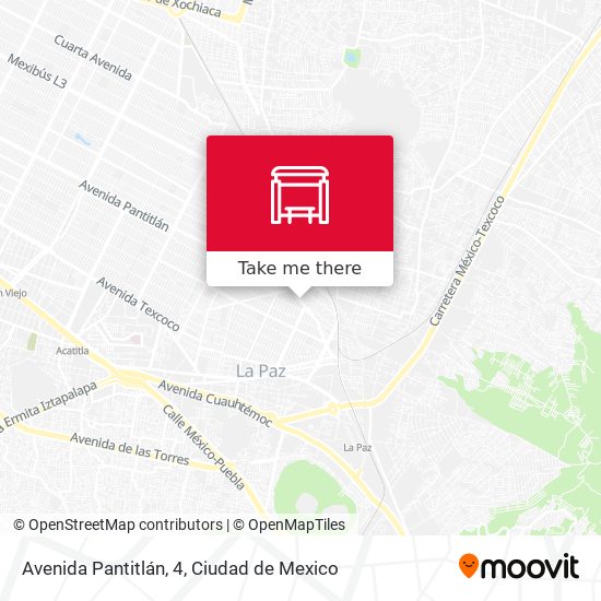 Avenida Pantitlán, 4 map