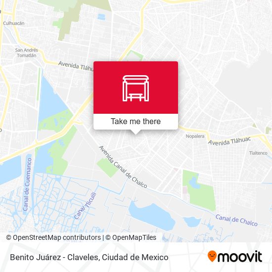 Benito Juárez - Claveles map