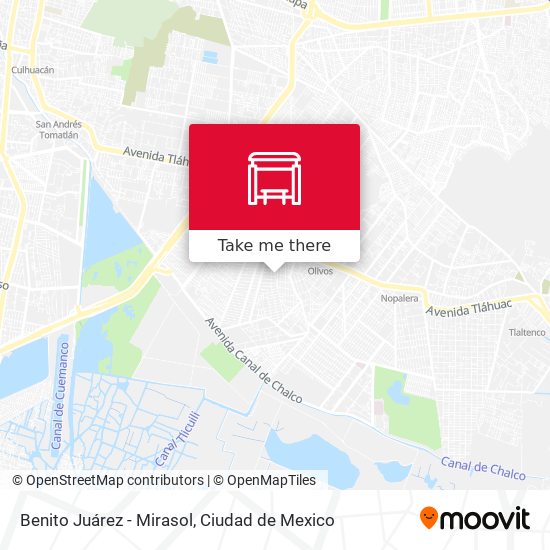 Benito Juárez - Mirasol map