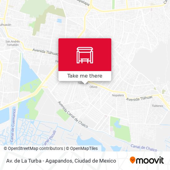 Mapa de Av. de La Turba - Agapandos
