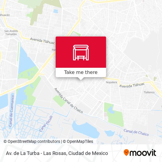 Mapa de Av. de La Turba - Las Rosas