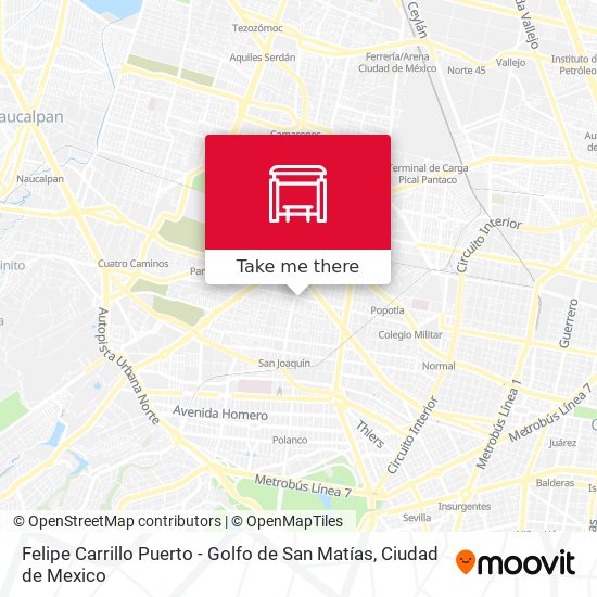 Felipe Carrillo Puerto - Golfo de San Matías map
