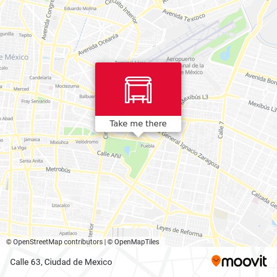 Calle 63 map