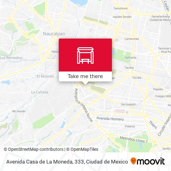 Avenida Casa de La Moneda, 333 map