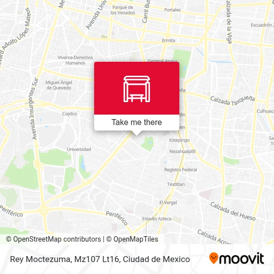 Rey Moctezuma, Mz107 Lt16 map