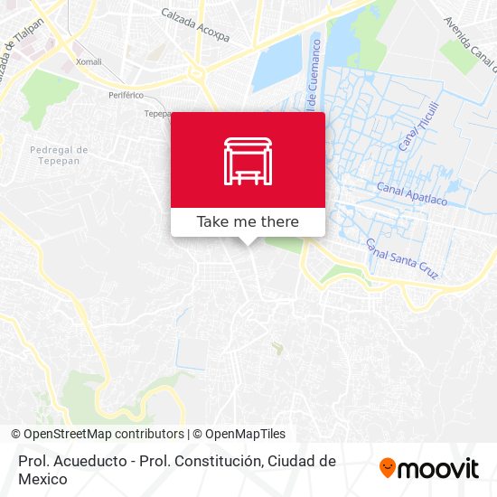 Mapa de Prol. Acueducto - Prol. Constitución