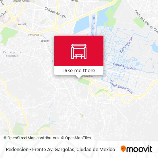 Redención - Frente Av. Gargolas map