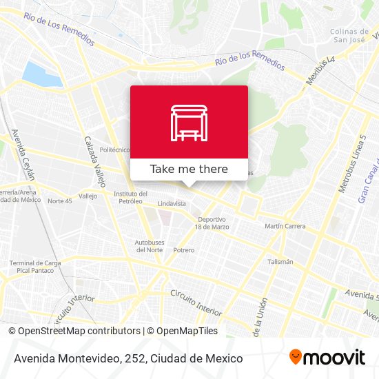 Mapa de Avenida Montevideo, 252
