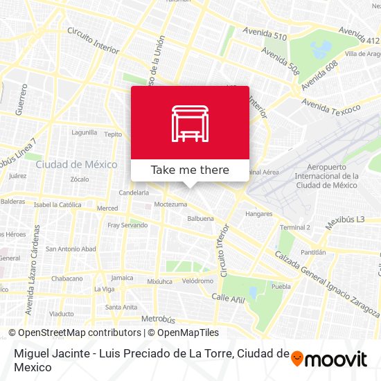 Miguel Jacinte - Luis Preciado de La Torre map