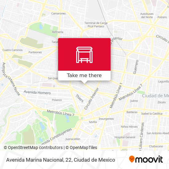 Avenida Marina Nacional, 22 map